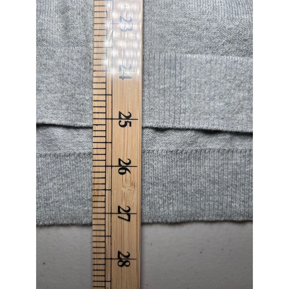 J.Crew Cotton Crewneck Sweater XL Heather Gray Long Sleeve Pullover